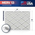 BNX TruFilter 18x24x1 MERV 13 Air Filters (6-Pack)