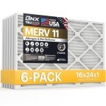 BNX TruFilter MERV 11 Air Filters (16x24x1, 6-Pack)