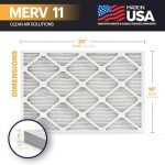 BNX TruFilter MERV 11 Air Filters (16x24x1, 6-Pack)