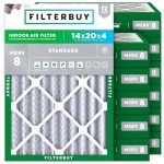 14x20x4 MERV 8 Pleated Air Filter 12-Pack