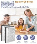 2 Pack MERV 13 20x30x3 Replacement Air Filters