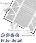 2 Pack MERV 13 20x30x3 Replacement Air Filters