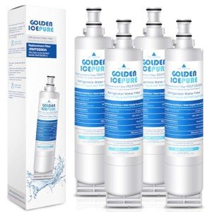 Golden IcePure Refrigerator Water Filter Replacement 4-Pack