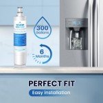 Golden IcePure Refrigerator Water Filter Replacement 4-Pack