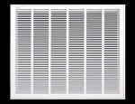 34" X 24" Steel Air Filter Grille, White