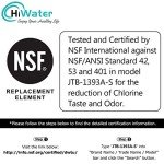HiWater 4396508 NSF Water Filter Replacement 3-Pack