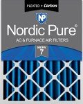 Nordic Pure 20x20x4 Pleated Air Filter MERV 7