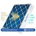 Nordic Pure 20x20x4 Pleated Air Filter MERV 7