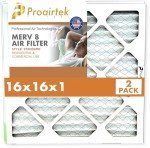 Proairtek 16x16x1 Pack of 2 MERV 8 Filters