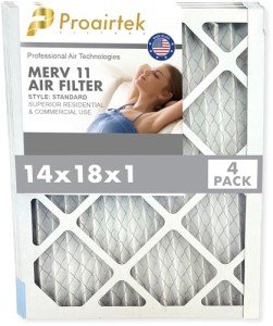 Proairtek Pack of 4 MERV 11 Air Filters