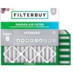 AFB Argento MERV 8 Furnace Air Filters 6-Pack