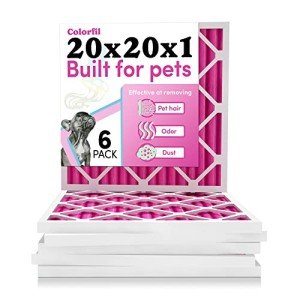 Color Changing 20x20x1 Air Filters for Pets
