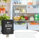 Crystala Refrigerator Air Filter Replacement Pack of 2