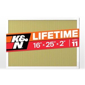 K&N Washable MERV 11 HVAC Air Filter 16x25x2