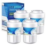 ICEPURE RWF0600A Refrigerator Water Filter 4-Pack