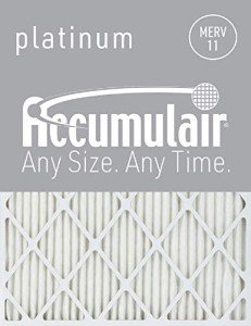 Accumulair Platinum MERV 11 Air Filter 6 Pack