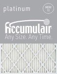 Accumulair Platinum MERV 11 Air Filter 6 Pack