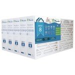AirPurete MERV 8 Furnace Filters, 16x25x4, 5-Pack