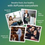 AirPurete MERV 8 Furnace Filters, 16x25x4, 5-Pack