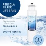 PERCOLA Water Filter 3-Pack for Hisense Refrigerators