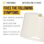 Water Filter Cap 2-Pack for Whirlpool Fridges