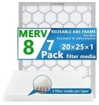 OlitAir MERV 8 HVAC Filters - 7 Pack
