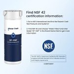 Glacier Fresh XWF Water Filter for GE Refrigerators