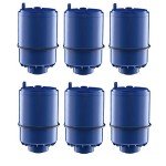 EcoAqua Faucet Water Filter Replacement Set, 6-Pack