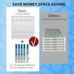 UBeesize 14x14 MERV 8 Air Filters (6-Pack)