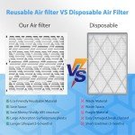 UBeesize 14x14 MERV 8 Air Filters (6-Pack)