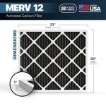 BNX TruFilter MERV 12 Odor Defense Air Filters 6-Pack