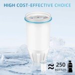 Water Filter Replacement for ZERO Pitchers - 2 Pack