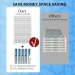 UBeesize MERV 8 16x25x1 Air Filter Pack