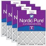 Nordic Pure 18x20x1 MERV 8 Air Filters - 4 Pack