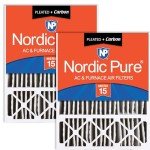 Nordic Pure MERV 15 Carbon Air Filters 2 Pack