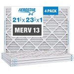 MERV 13 Pleated Air Filter 4-Pack, 21.5"x23.5