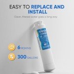PUREPLUS Refrigerator Water Filter - 3 Pack Compatible