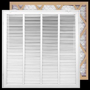 20x20 Steel Return Air Filter Grille with Filter