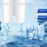 6-Pack Water Filter for Brita Pitchers and Dispensers