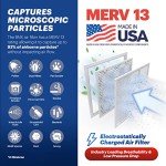 BNX TruFilter 18x24x1 MERV 13 Air Filters (4-Pack)