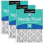 Nordic Pure MERV 14 Air Filters with Carbon 3-Pack