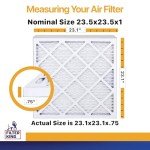 Filter King MERV 13 Pleated Air Filters - 6-Pack
