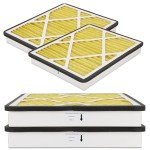 Virego 20x24x3 MERV 13 Air Filter - 2 Pack