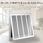 Virego 20x24x3 MERV 13 Air Filter - 2 Pack
