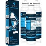 SpiroPure NSF Certified Refrigerator Water Filter - 3 Pack