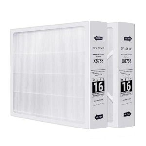MERV 16 Replacement Filter 20x26x5, 2 Pack