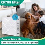 MERV 16 Replacement Filter 20x26x5, 2 Pack