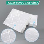 MERV 16 Replacement Filter 20x26x5, 2 Pack