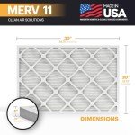 BNX TruFilter MERV 11 Air Filters (4-Pack)