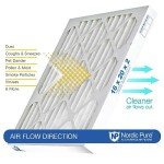 Nordic Pure MERV 13 Pleated Air Filters 3 Pack